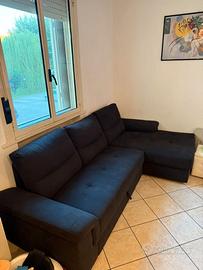 Divano 3 posti con ChaiseLongue (Modello Carlotta)
