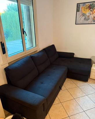 Divano 3 posti con ChaiseLongue (Modello Carlotta)