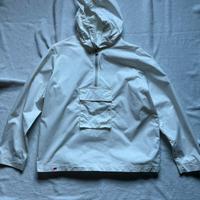 giacca bianca nike con zip e capuccio removibile