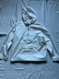 giacca bianca nike con zip e capuccio removibile