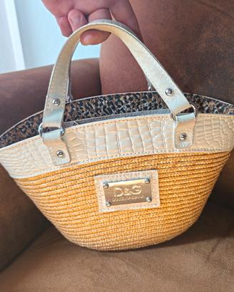 borsa a mano in paglia  Dolce& gabbana 