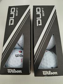 Palline da golf Wilson Duo Soft 6 pezzi bianco