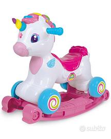 Unicorno dondolo con base sganciabile