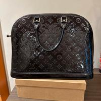 Louis Vuitton Borsa Alma lucido marrone