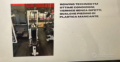 Rowing technogym