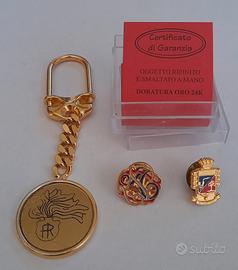 Set collezione spillette e portachiavi
