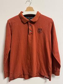 Polo Manica Lunga Avirex Dept. AVX Ruggine