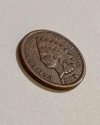 Rara moneta 1 centesimo 1889 - USA