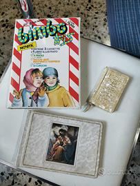 Oggetti vintage prima comunione e Bimbo Tris