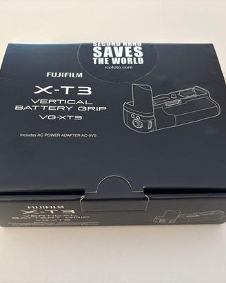 Fujifilm VG-XT3 Vertical Battery Grip for Fuji X-T