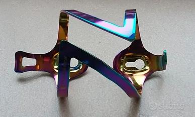 Porta borraccia alluminio ultra leggero cromato