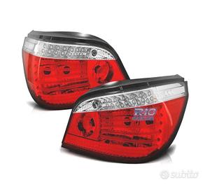 FANALI A LED BMW E60 03-07 ROSSO BIANCO LED DINAMI