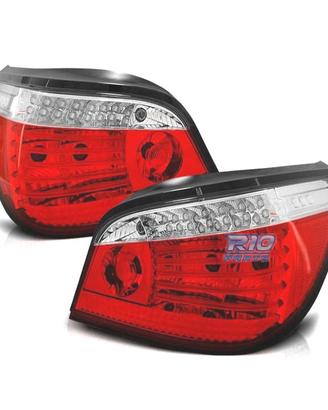 FANALI A LED BMW E60 03-07 ROSSO BIANCO LED DINAMI