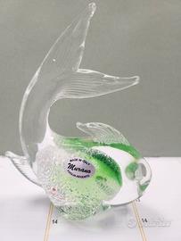 scultura pesce vetro di Murano