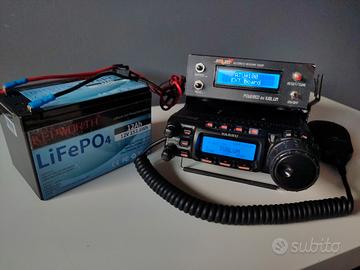 Yaesu FT-857D SOTA/POTA + Tuner ATU-100 e Batteria