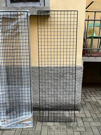 15 Griglie espositive NUOVE con basi e cerniere