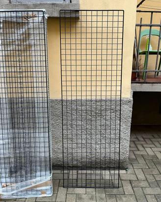 15 Griglie espositive NUOVE con basi e cerniere
