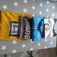 t-shirt bimbo più giubbottino leggero 