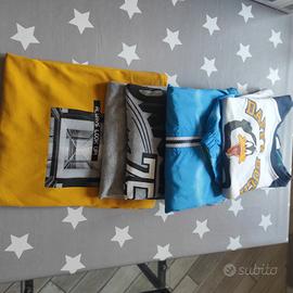 t-shirt bimbo più giubbottino leggero 