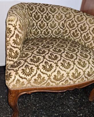 poltroncine stile Chippendale anni 50