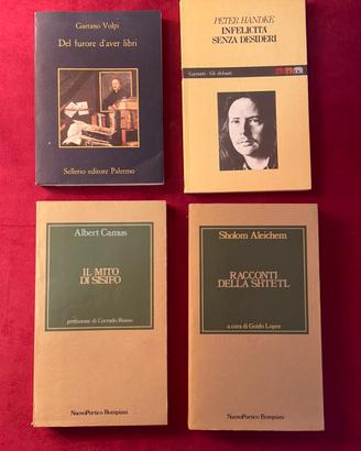 Lotto 3 libri Volpi, Handke, Aleichem