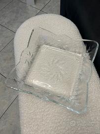 Centro tavola in cristallo