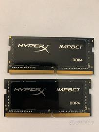 HyperX Impact SODIMM 32Gb (16GBx2) 2400MHz