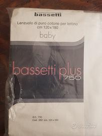 Lenzuolo lettino Bassetti