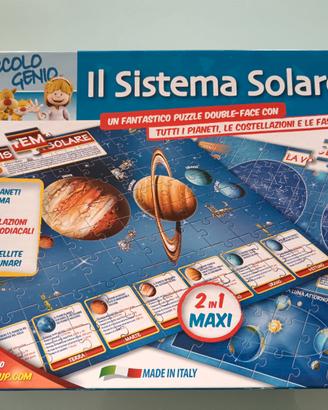 Il sistema solare - puzzle doppio