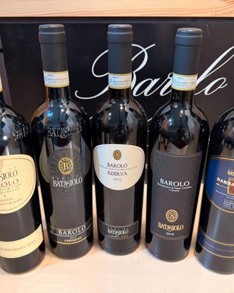 Set 5x0,75L Beni di Batasiolo Barolo e Barbaresco