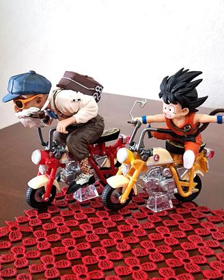 Dragon Ball Action Figure Goku e Genio Roshi Moto