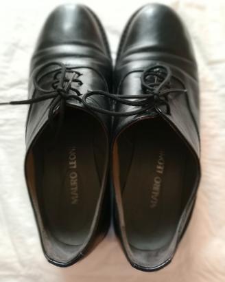 sacarpe classiche da donna nere in pelle diM.leone