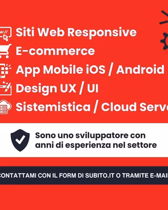 Sviluppatore Mobile App | Sviluppatore Web | Siste