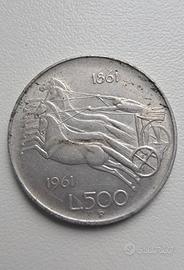 Lire 500 Commemorativa Unità d'Italia 