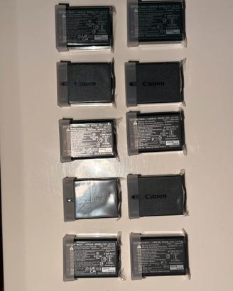 Set 10 batterie Canon LP-E10 nuove