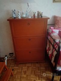 Scarpiera in noce