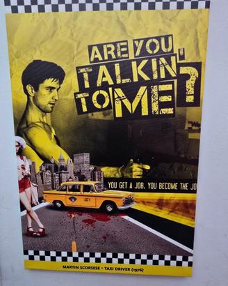 Stampa su tela di Taxi Driver 40x60 Cm