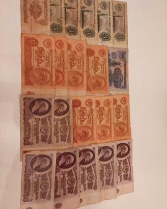 Lotto banconote rubli Russia
