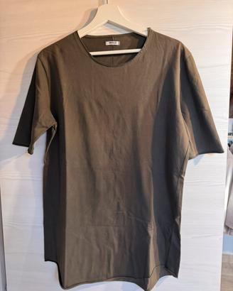 T-shirt lunga Imperial verde militare taglia S
