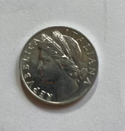 MONETA DA 1 lira anno 1949