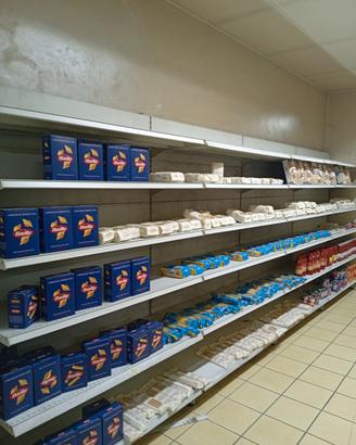 scaffali per supermercato 40mtr sei ripiani pari a