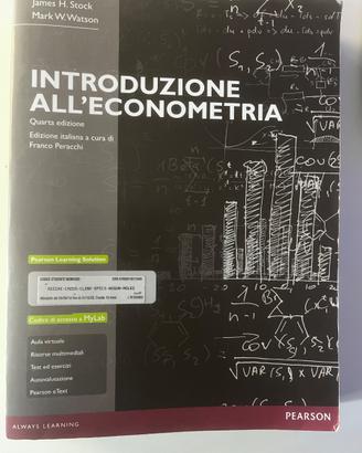 Libro “Introduzione all’econometria” 4° ed.