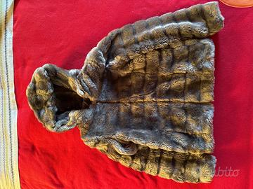 Giacca in pelliccia ecologica