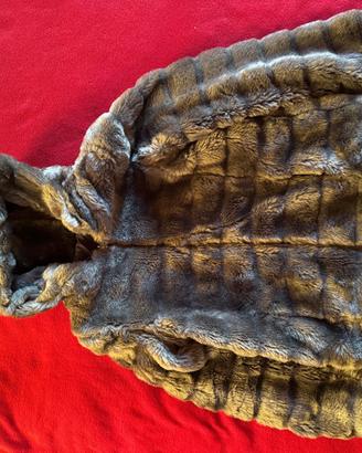 Giacca in pelliccia ecologica