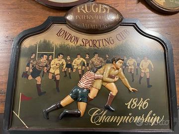 Lotto 4 Quadri Vintage 3D Originali Country Corner