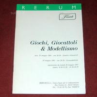 Giochi Giocattoli & Modellismo - Finarte - 1991