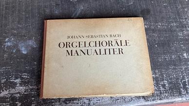 Spartito Bach Corali per organo