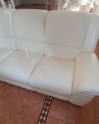 DIVANO 3 POSTI  COLORE BIANCO CHÂTEAU D'SX