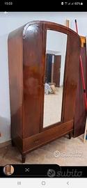 armadio con specchio e cassetto 800
