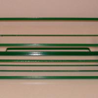 Balconiera in acciaio a ganci regolabili